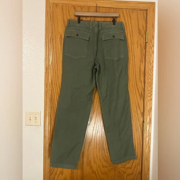 Outerknown Green “The Field Pants” Organic Cotton - NWT - Size 35x32 - Picture 2 of 14